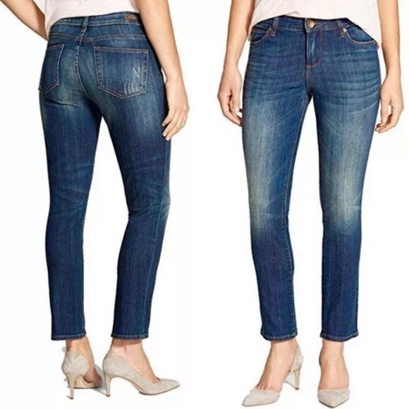 Kut From The Kloth Reese Ankle Straight Leg Jeans - Picture 1 of 8